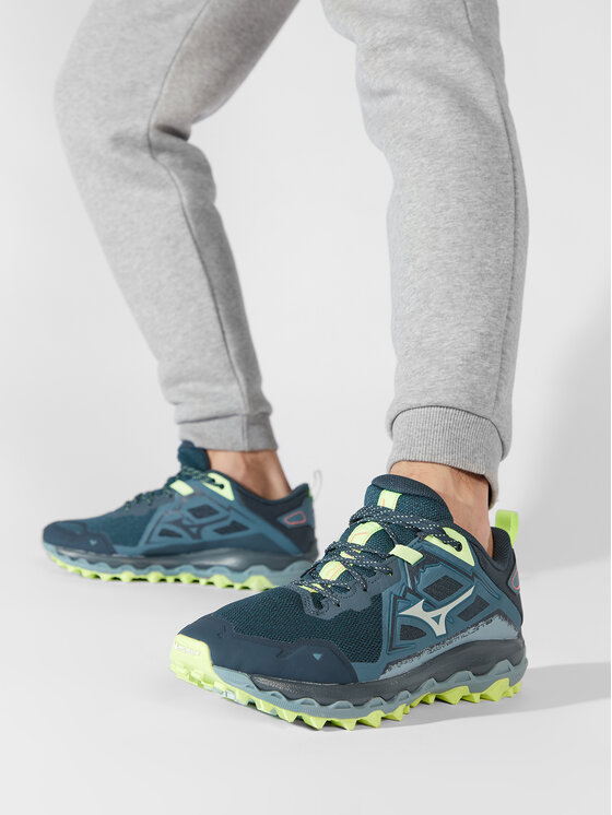 Mizuno Mizuno Buty do biegania Wave Mujin 8 J1GJ217027 Turkusowy
