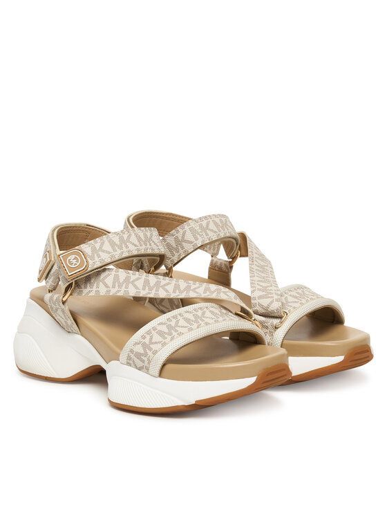 MICHAEL Michael Kors MICHAEL Michael Kors Basutės Bowie Sandal 43S6BWFA1B Kreminė