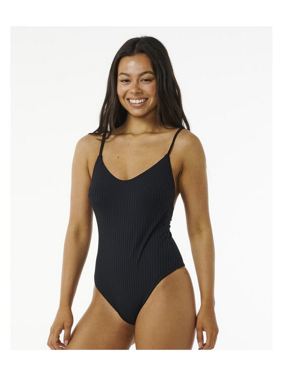 Rip Curl Rip Curl Strój kąpielowy Premium Surf Cheeky 1Pc Czarny