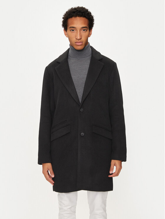Jack & Jones Jack & Jones Kabát pro přechodné období Hays 12258389 Černá Regular Fit