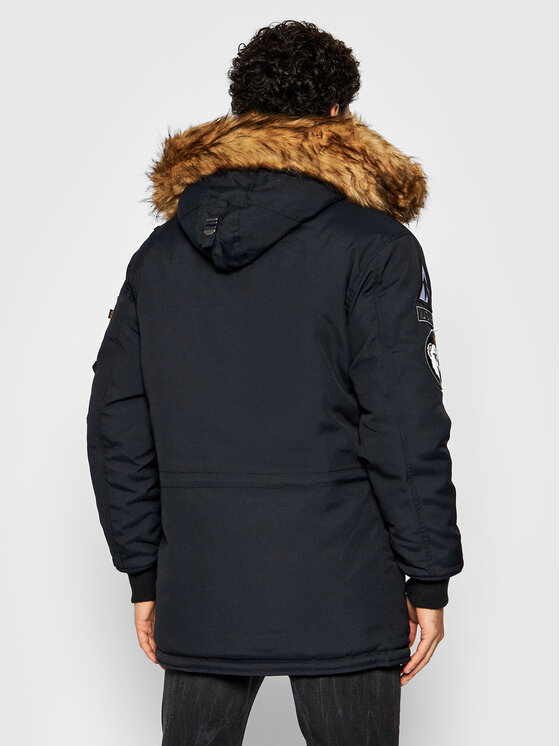 Alpha Industries Alpha Industries Kurtka zimowa Arctic Discoverer 118100 Czarny Regular Fit