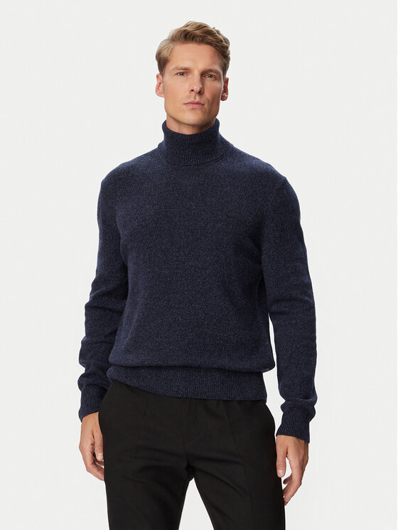 BOSS BOSS Dolcevita C-Floriano 50570653 Blu scuro Regular Fit