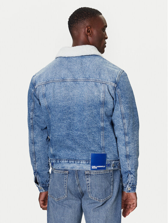 Karl Lagerfeld Jeans Karl Lagerfeld Jeans Geacă de blugi A4M14014 Albastru Regular Fit