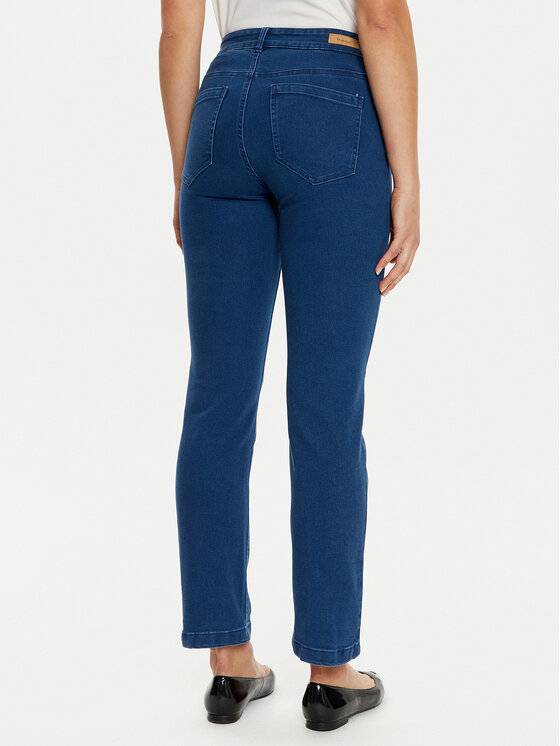 Fransa Fransa Jeansy Luxe 20613554 Modrá Straight Fit