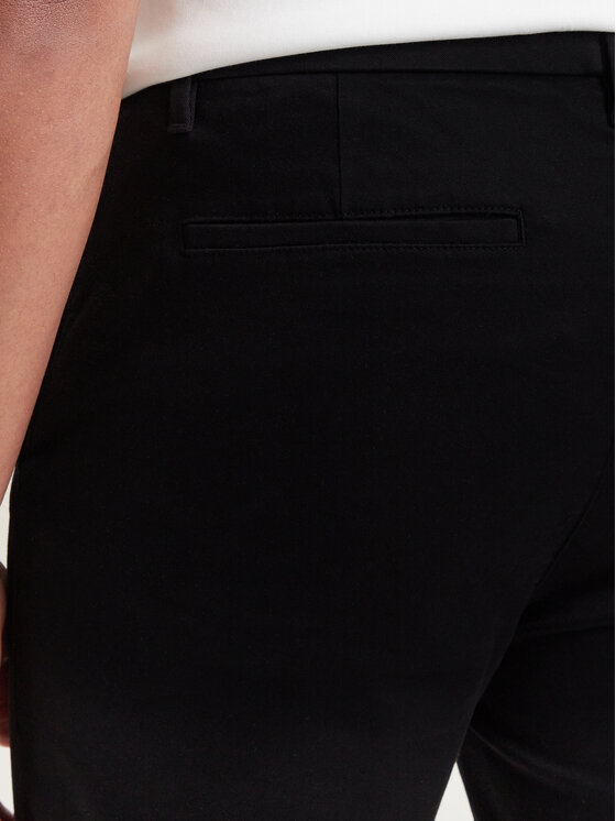 Calvin Klein Calvin Klein Чино панталони LV04LH600G Черен Straight Fit