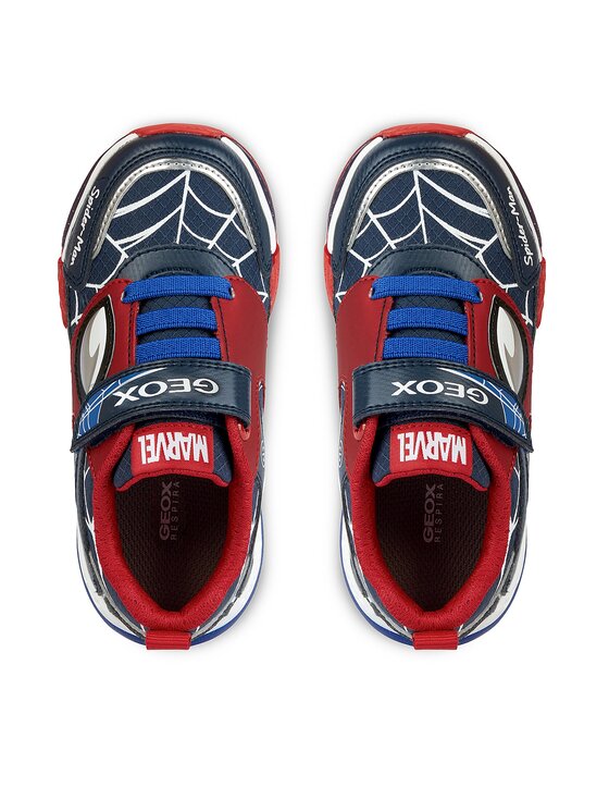 Geox Geox Sneakersy SPIDER-MAN J Bayonyc Boy J36FED 0FUCE C0833 DD Granatowy