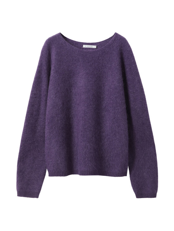 TATUUM TATUUM Sweter ALKORO Fioletowy Classic Fit