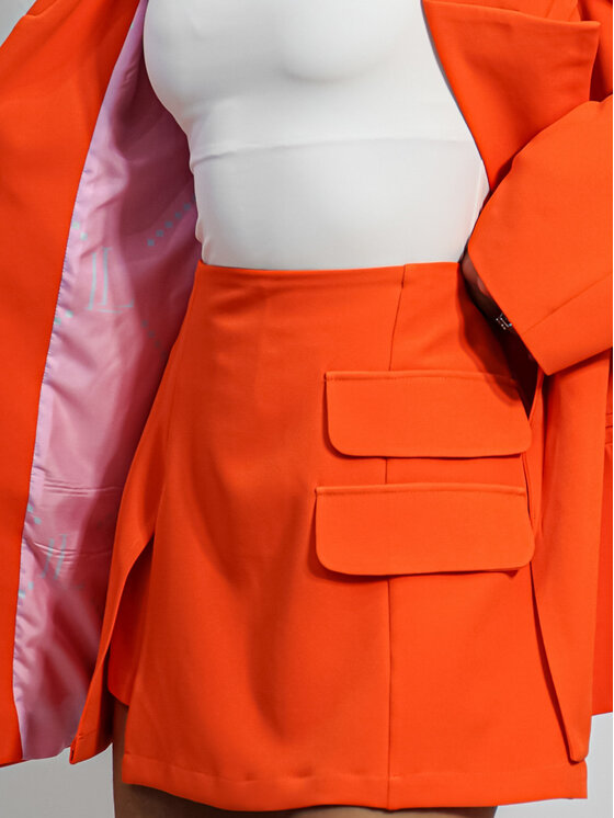 LilaLou LilaLou Mini sukňa For You Oranžová Regular Fit