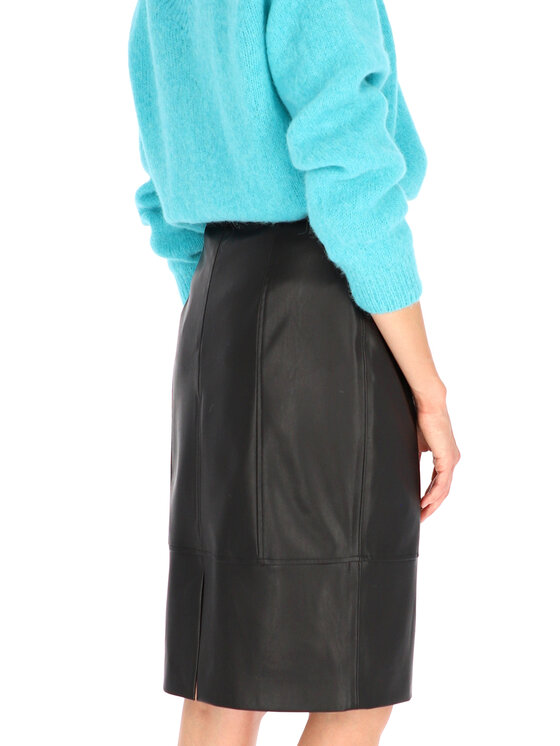 L’AF L’AF Spódnica ołówkowa Umber Czarny Regular Fit