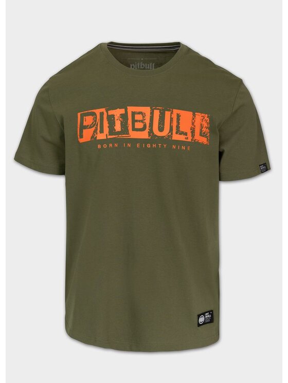 PITBULL PITBULL T-Shirt BLACKY Zielony Regular Fit
