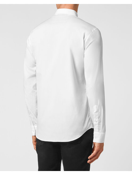 PHILIPP PLEIN PHILIPP PLEIN Camicia 1431 Bianco Fitted Fit