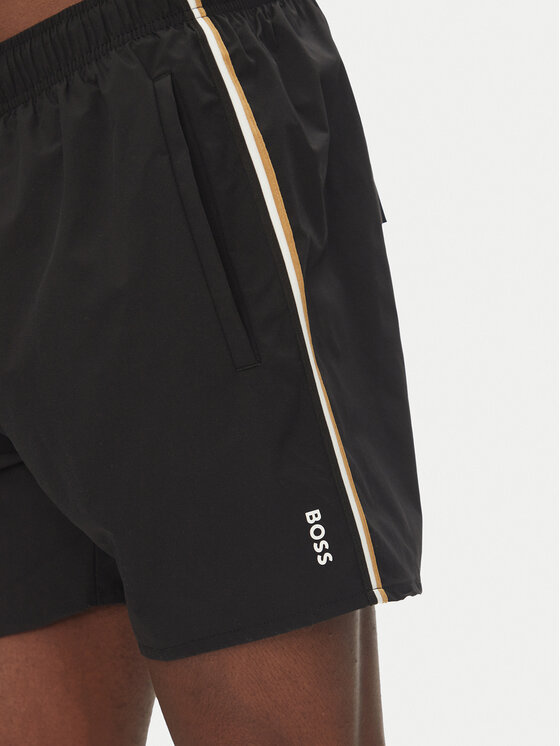 BOSS Boss Szorty kąpielowe Iconic 50491594 Czarny Regular Fit