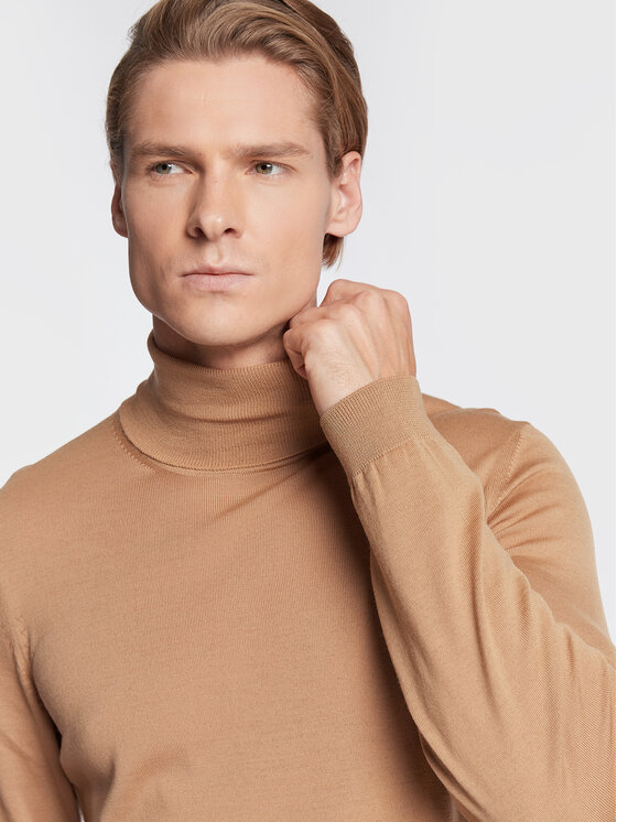 BOSS Boss Golf Musso-P 50468262 Brązowy Slim Fit