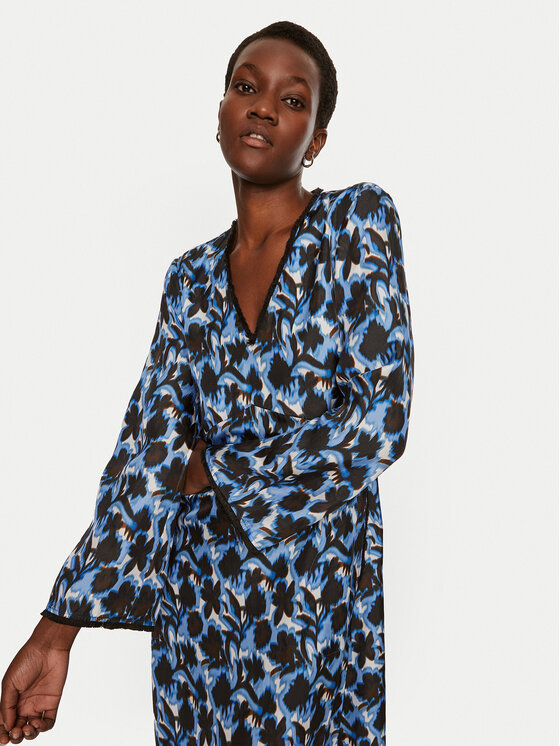 Munthe Munthe Košilové šaty Malaysia 243132324336 Modrá Loose Fit
