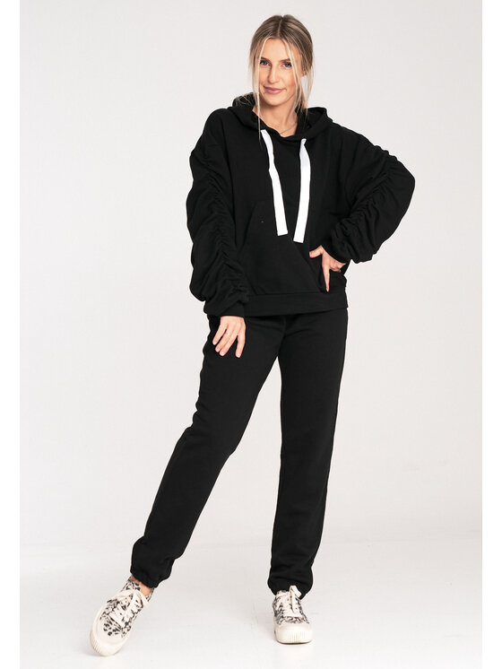 FIGL FIGL Μπλούζα M1055 Μαύρο Loose Fit