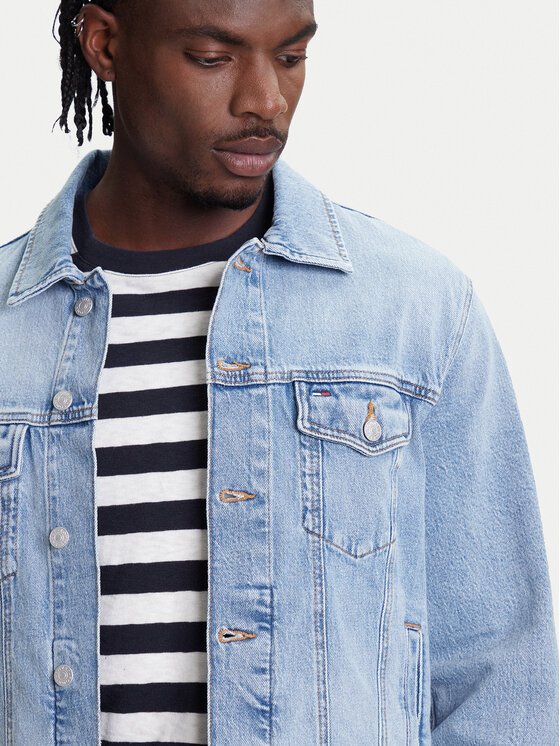 Tommy Jeans Tommy Jeans Geacă de blugi Ryan DM0DM21916 Albastru Regular Fit