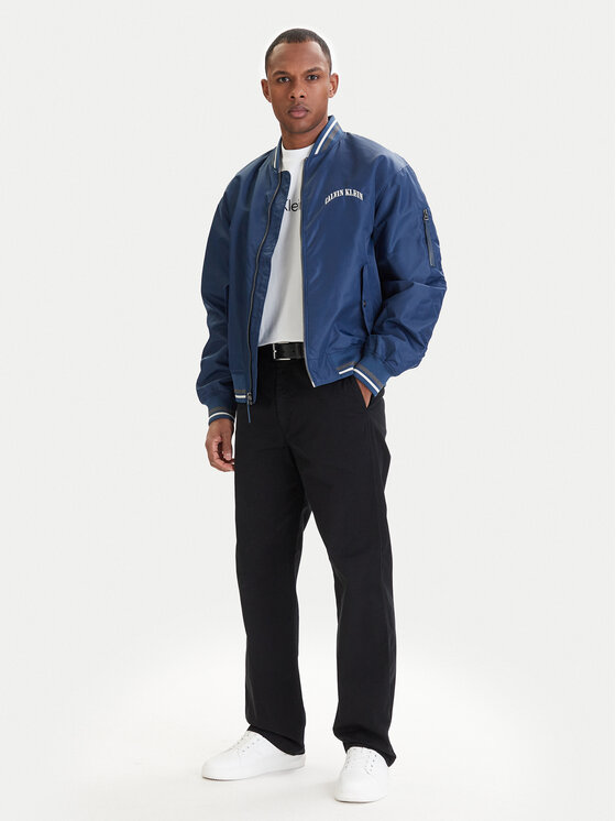 Calvin Klein Jeans Calvin Klein Jeans Bomber dzseki LV04RF510G Kék Regular Fit