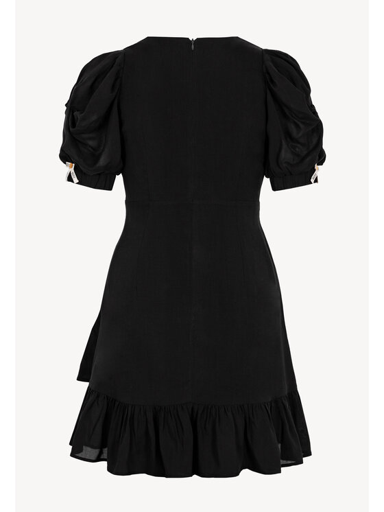 BIZUU BIZUU Sukienka letnia FAMOSA Czarny Standard Fit