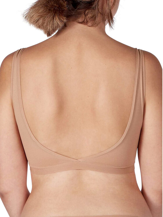 Skiny Skiny Sada 2 podprsenek Bra Top 080076 Hnědá Slim Fit