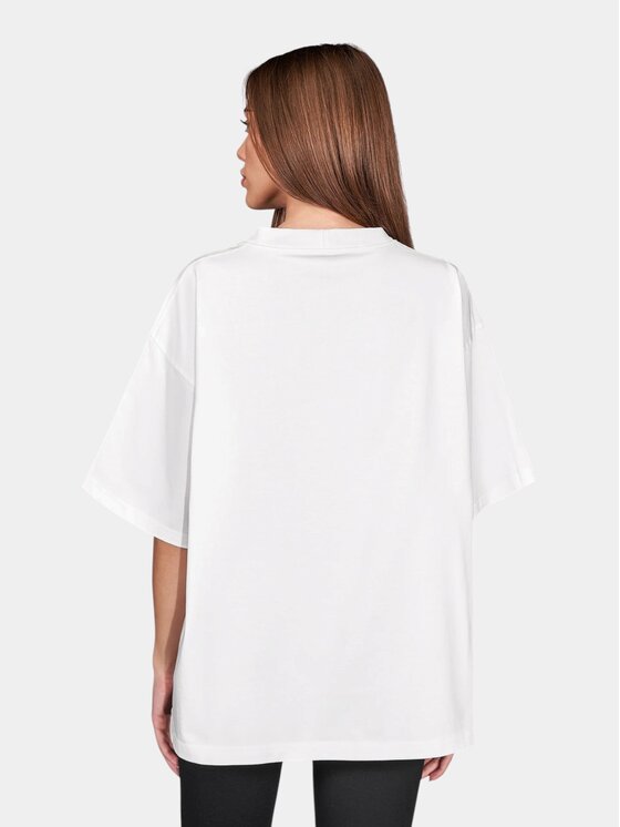 MADE BY SOCIETY MADE BY SOCIETY T-Shirt Votive - T27988 Biały Basic Fit