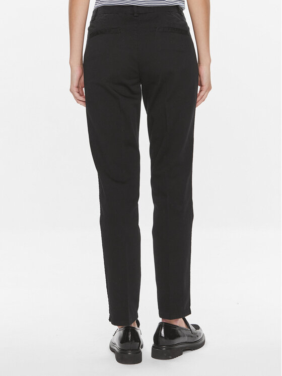 United Colors Of Benetton United Colors Of Benetton Chino kalhoty 4GD7DF061 Černá Regular Fit