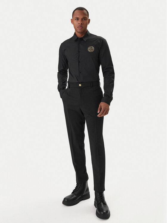 Versace Jeans Couture Versace Jeans Couture Krekls 80GALCS0 CNY17 Melns Regular Fit