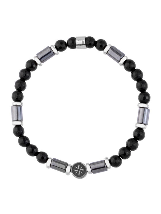 Manoki manoki Bransoletka BA1063 Czarny