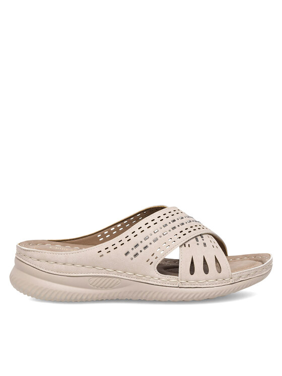Clara Barson Clara Barson Pantoletten WYL05010-08 Beige