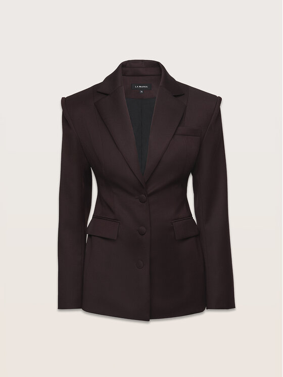 La Mania La Mania Marynarka VEDA Fioletowy Classic Fit