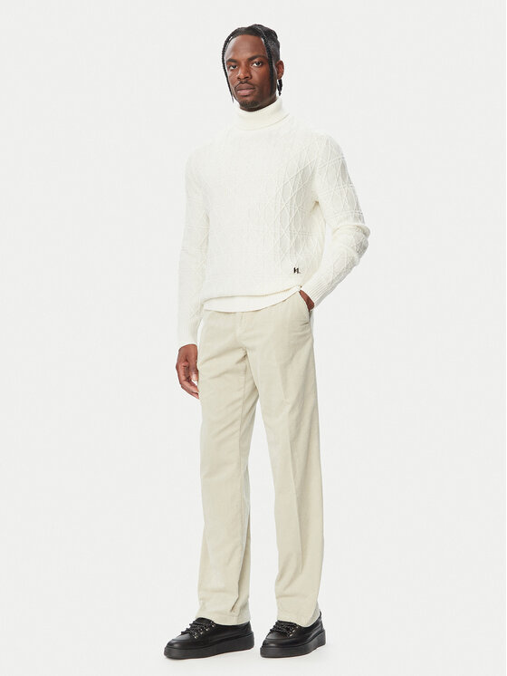 KARL LAGERFELD KARL LAGERFELD Гольф 655031 564308 Кремовий Regular Fit