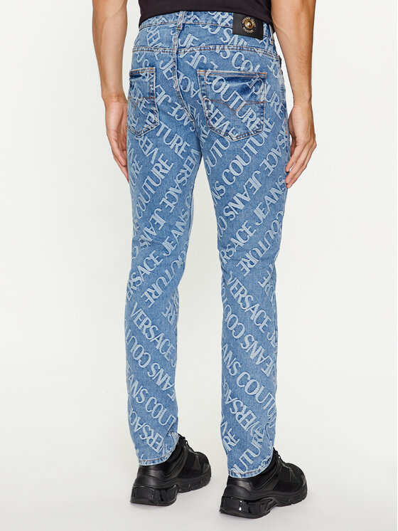 Versace Jeans Couture Versace Jeans Couture Jeans hlače 75GAB5S0 Modra Slim Fit