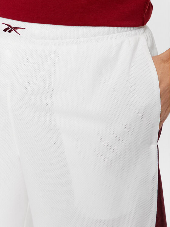 Reebok Reebok Спортивні шорти Basketball IL1995 Білий Regular Fit