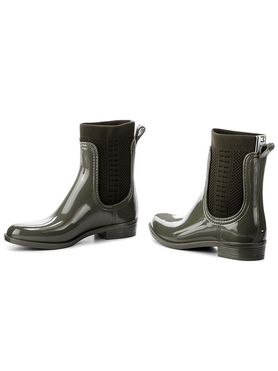 Tommy hilfiger knit rain boot new arrivals