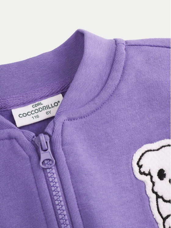 Coccodrillo Coccodrillo Majica dugih rukava ZC4132201AGK Ljubičasta Regular Fit