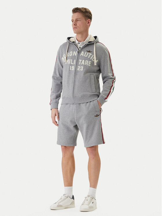Aeronautica Militare Aeronautica Militare Sportske kratke hlače 261BF0030UF00677 Siva Regular Fit