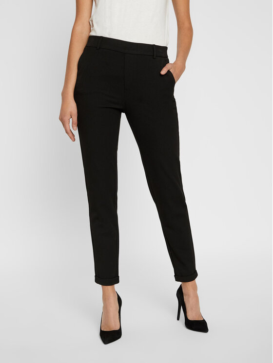 Vero Moda Vero Moda Pantaloni chino Maya 10225280 Negru Regular Fit