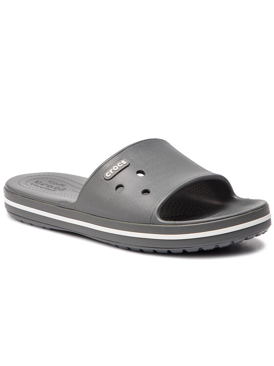 Șlapi Crocs Crocband III Slide 205733 Slate Grey/White