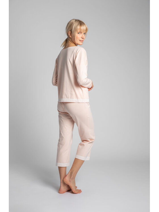 LaLupa LaLupa Piżama LA142 Fioletowy Comfort Fit