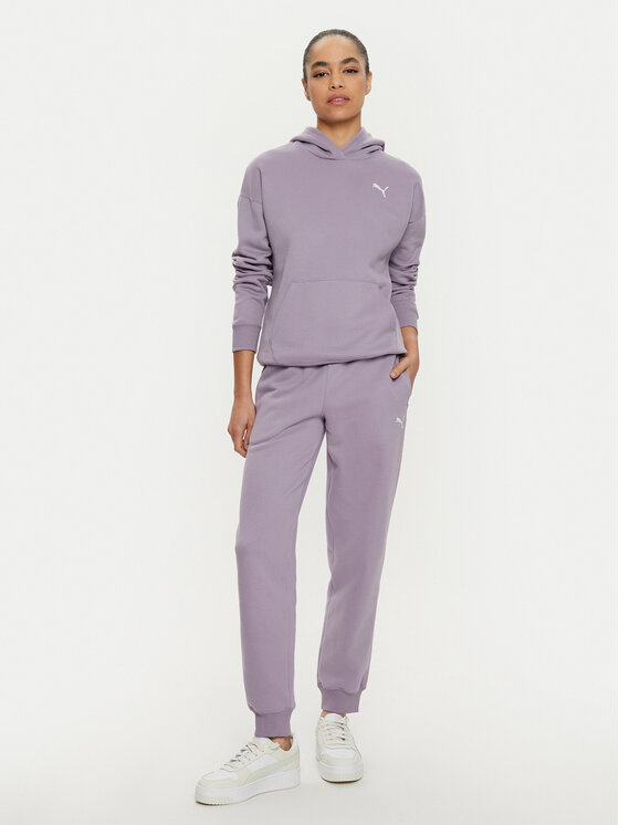 Puma Puma Tepláková souprava 683091 Fialová Relaxed Fit