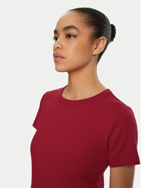 HUGO HUGO T-krekls Deloris 50512002 Sarkans Regular Fit
