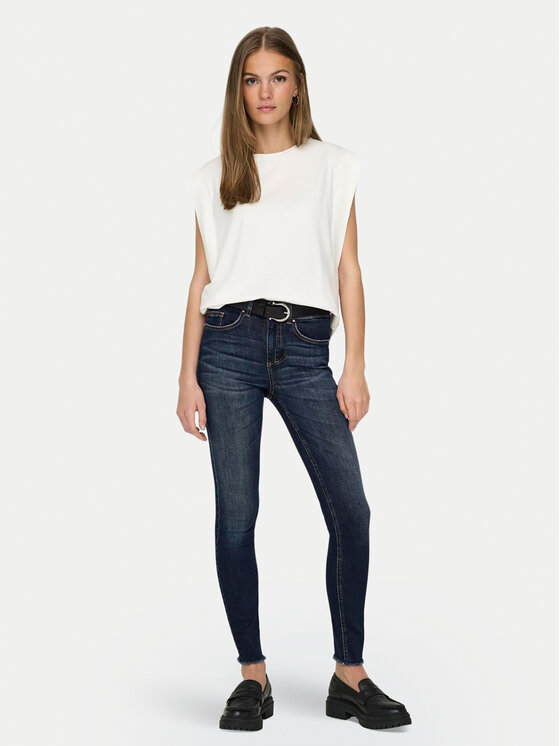 ONLY ONLY Τζιν Blush 15326910 Σκούρο μπλε Skinny Fit