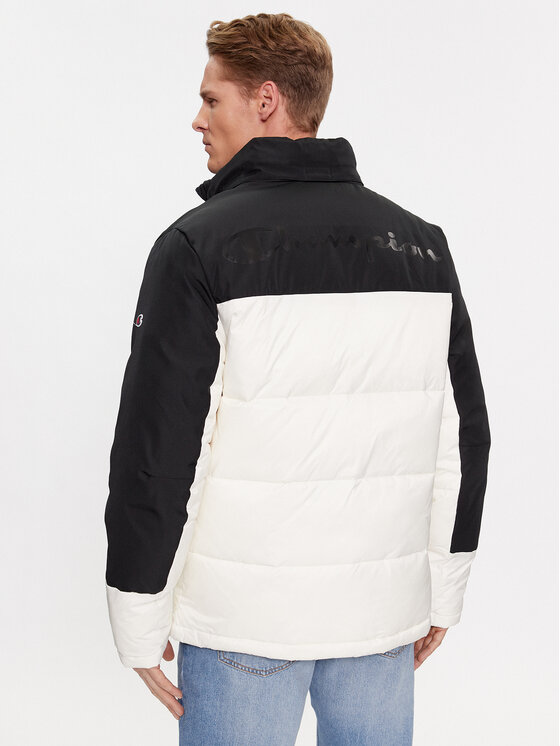 Champion Champion Kurtka przejściowa Jacket 219191 Écru Regular Fit