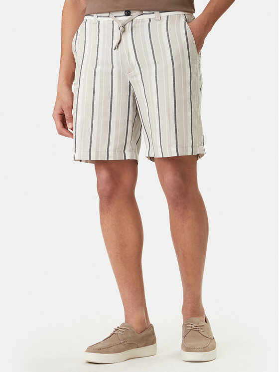 BOSS BOSS Шорти от плат 50561129 Бежов Regular Fit