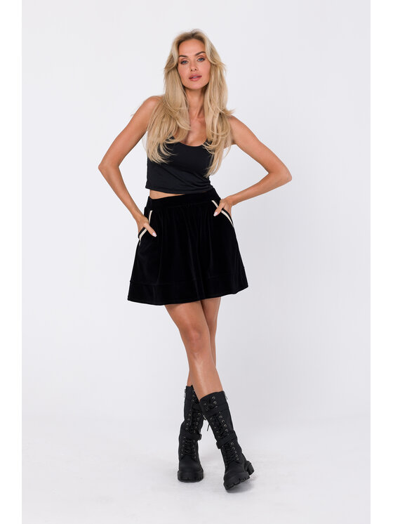Made of Emotion Made of Emotion Sukně M768 Černá Modern Fit