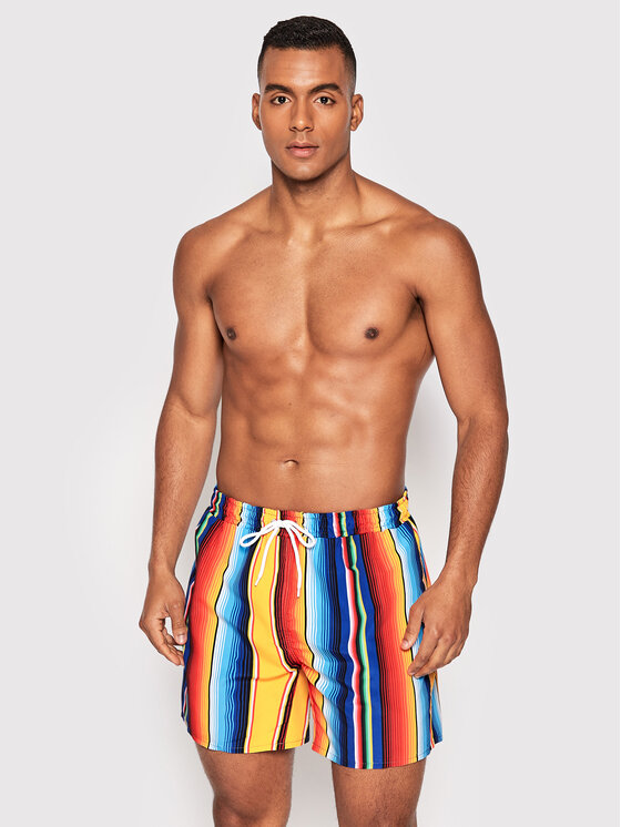 Pantaloncini da bagno Mexican Stripes Multicolore
