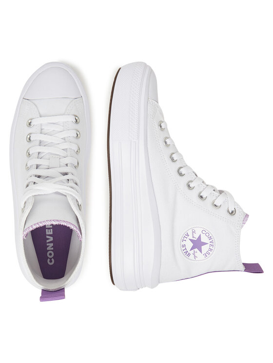 Converse Converse Plátenky CHUCK TAYLOR ALL STAR MOVE PLATFORM A03667C Biela