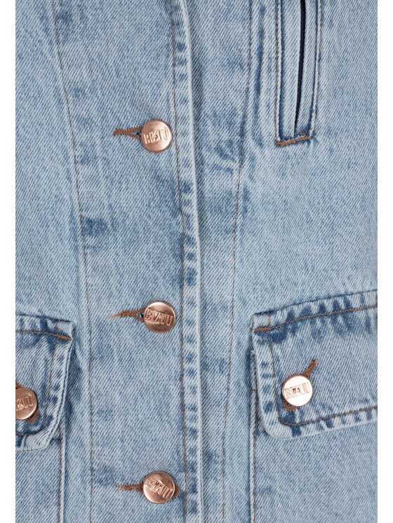 BIZUU BIZUU Jeansová bunda KULLA Modrá Standard Fit