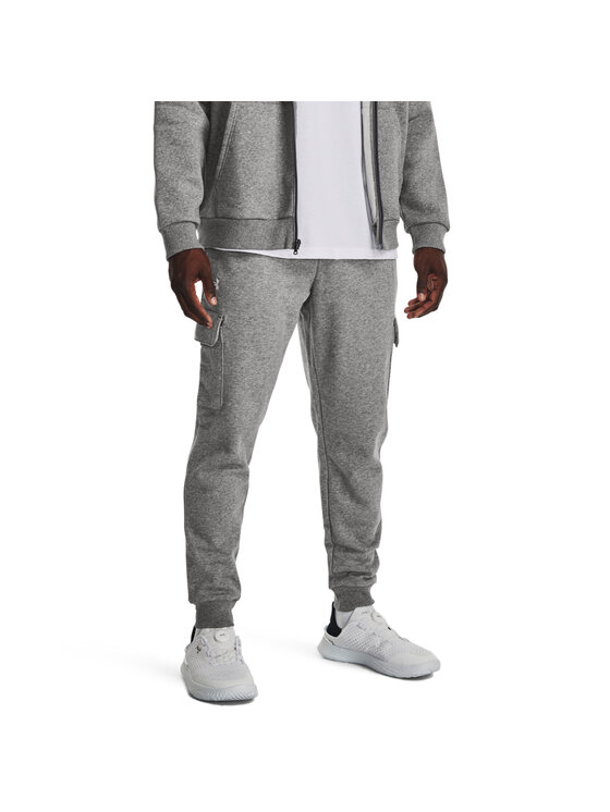 Under Armour Under Armour Spodnie dresowe UA-1382134-026 Szary jasny Regular Fit