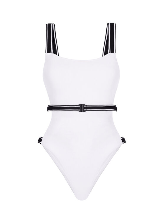 Miss Lou Miss Lou Costume da bagno J-AW2-B Bianco