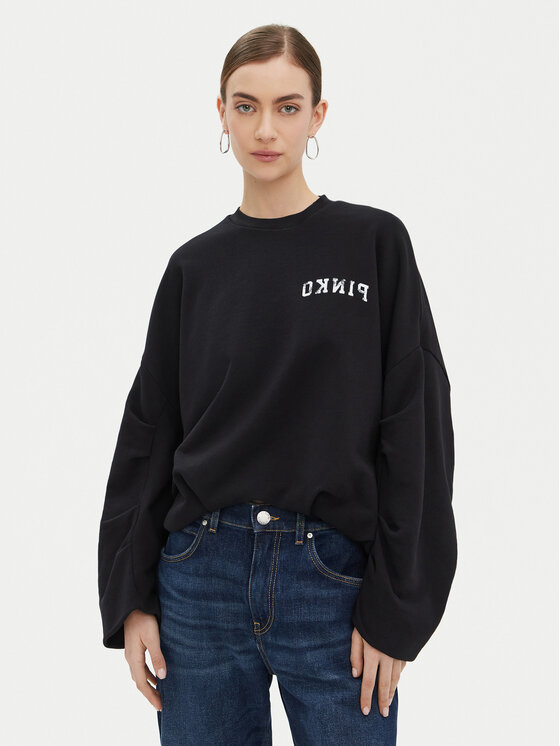PINKO PINKO Sweatshirt Macedonia 104281 Schwarz Regular Fit